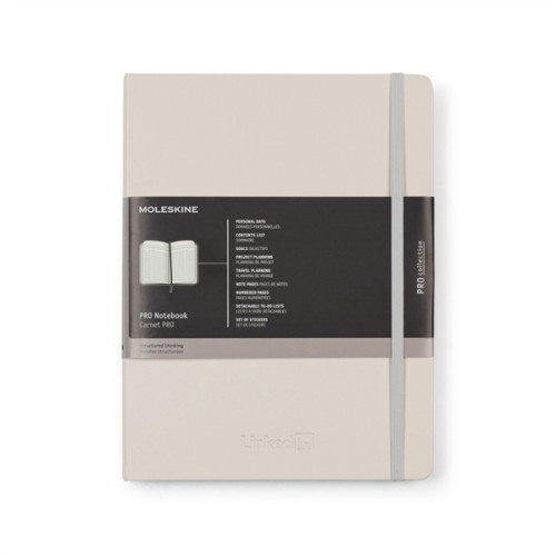 Moleskine® Hard Cover Ruled X-Large Professional Notebook