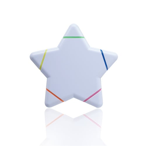 Star Shaped 5 Color Highlighter