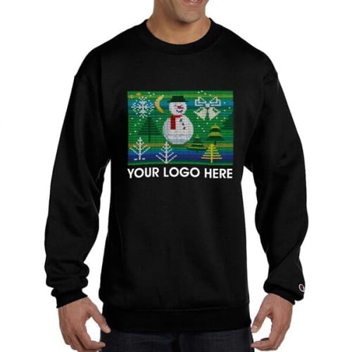 Champion® Double Dry Eco® Crewneck "Ugly Sweater" Sweatshirt