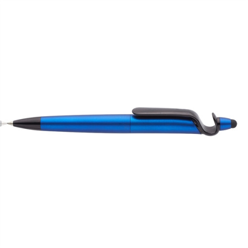 3-in-1 Plastic Pen with Stylus and Cell Stand