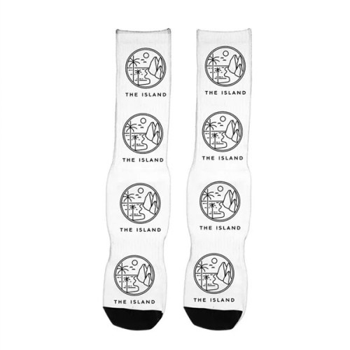 Dye Sublimated Crew (Athletic) Socks (Pair)