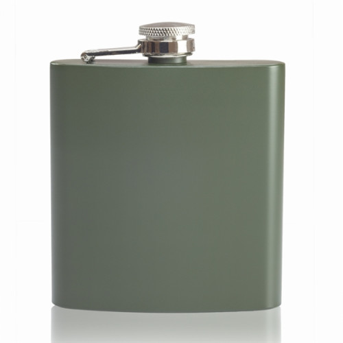 6 oz Yulara Stainless Steel Camo Hip Flask