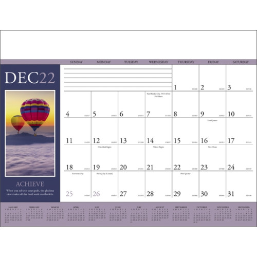 Triumph® Calendars Motivations Desk Pad