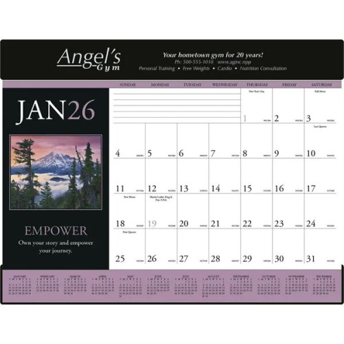 Triumph® Calendars Motivations Desk Pad