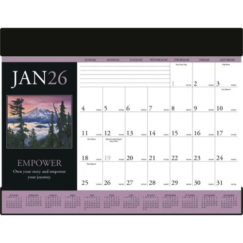 Triumph® Calendars Motivations Desk Pad