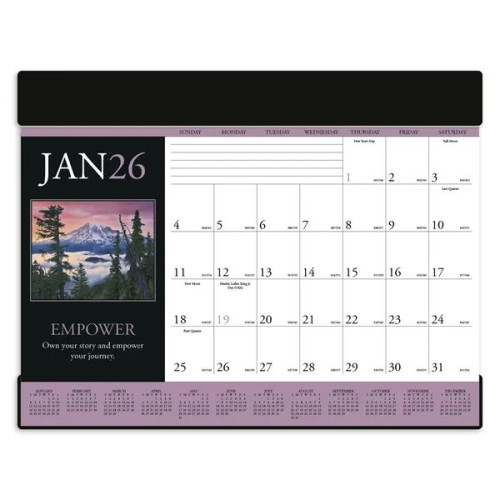 Triumph® Calendars Motivations Desk Pad