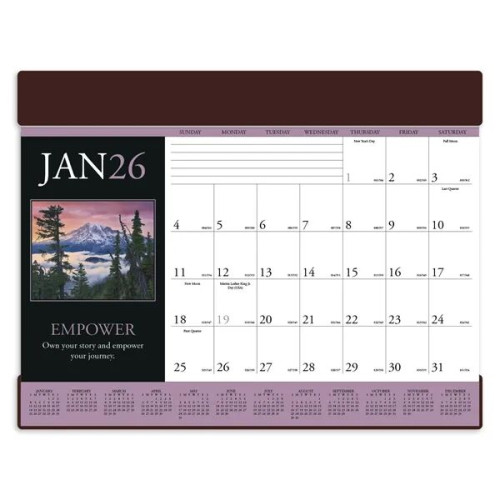Triumph® Calendars Motivations Desk Pad