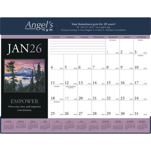 Triumph® Calendars Motivations Desk Pad