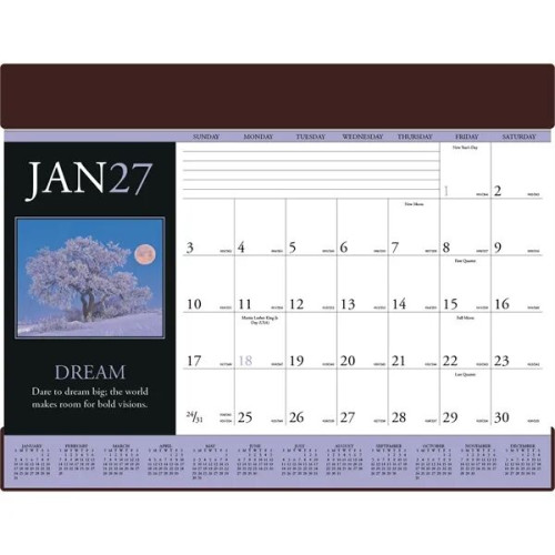 Triumph® Calendars Motivations Desk Pad