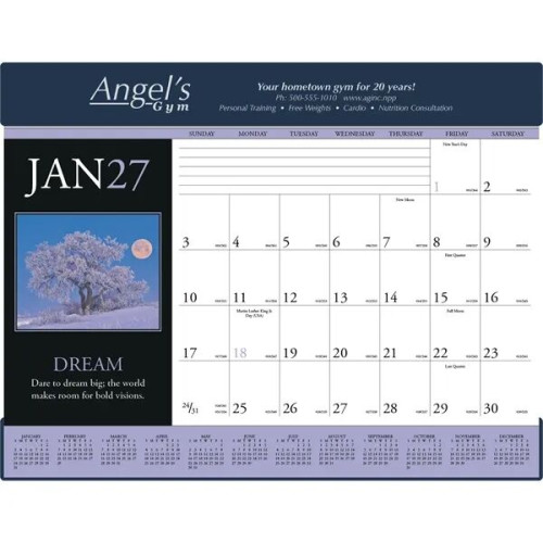 Triumph® Calendars Motivations Desk Pad