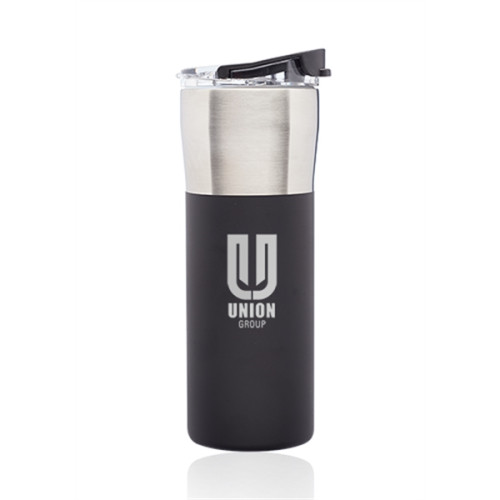 19 oz. Nau Color Grip Travel Mugs with Plastic Lid