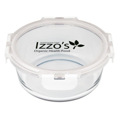 Fresh Prep Round Glass Food Container