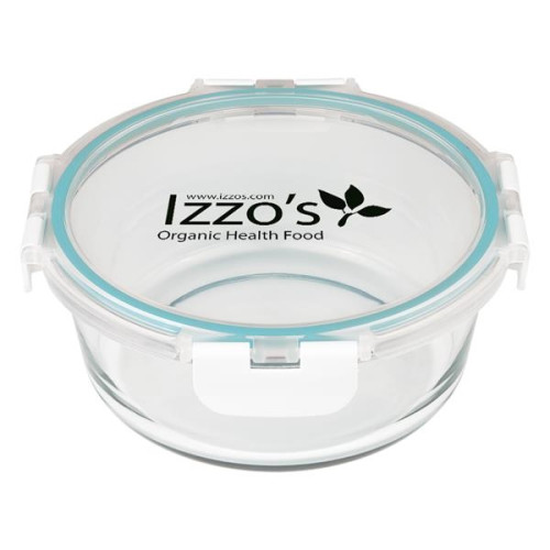 Fresh Prep Round Glass Food Container