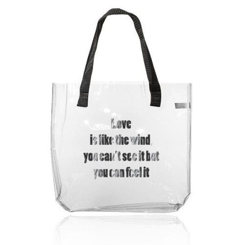 Savanna Clear Plastic Tote Bags