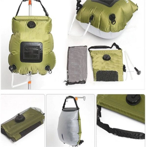 Outdoor shower bag