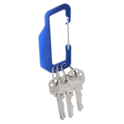 Aluminum Carabiner With Triple Split Ring