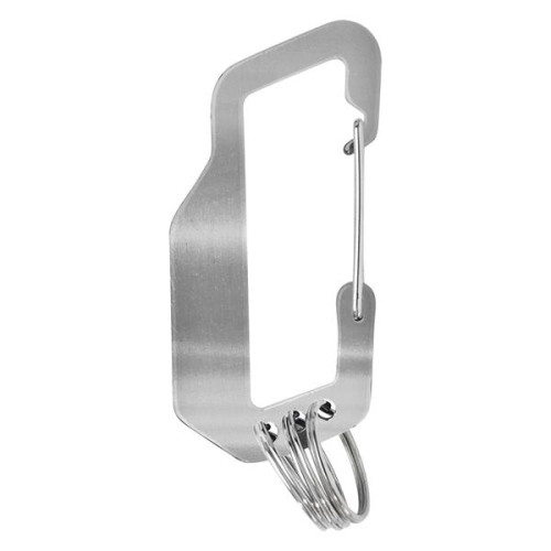 Aluminum Carabiner With Triple Split Ring