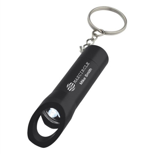 Aluminum LED Flashlight With Bottle Opener