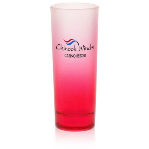 2 oz. Tall Shot Glasses - Colored & Frosted