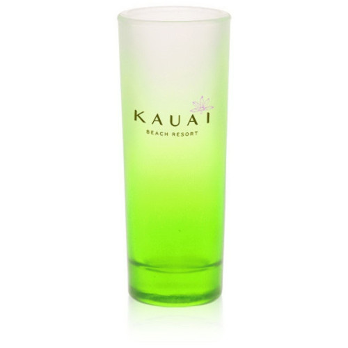 2 oz. Tall Shot Glasses - Colored & Frosted