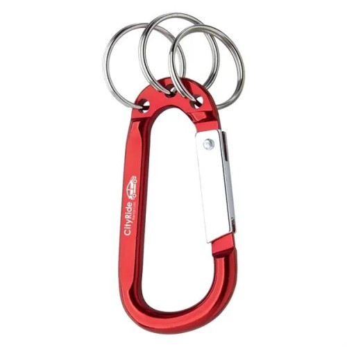 8mm Carabiner With Triple Split Ring