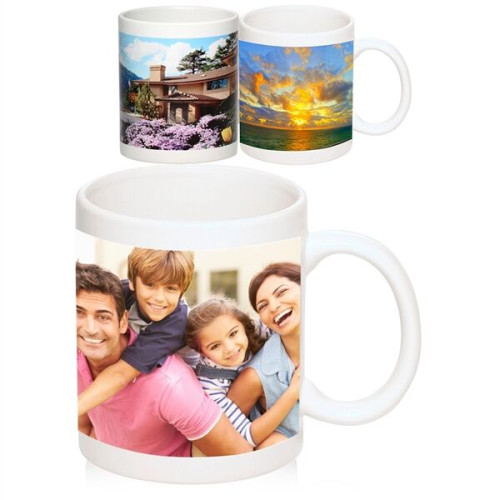 11 oz. Full Color Glossy Custom Photo Mug