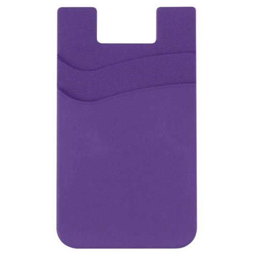Dual Pocket Silicone Phone Wallet