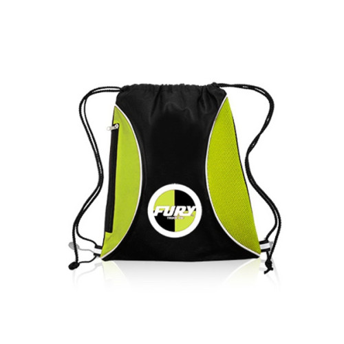 Zipper Side Drawstring Backpacks