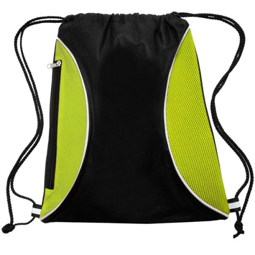 Zipper Side Drawstring Backpacks