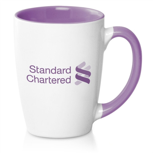 12 oz. Java Two-Tone Personalized Coffee Mug