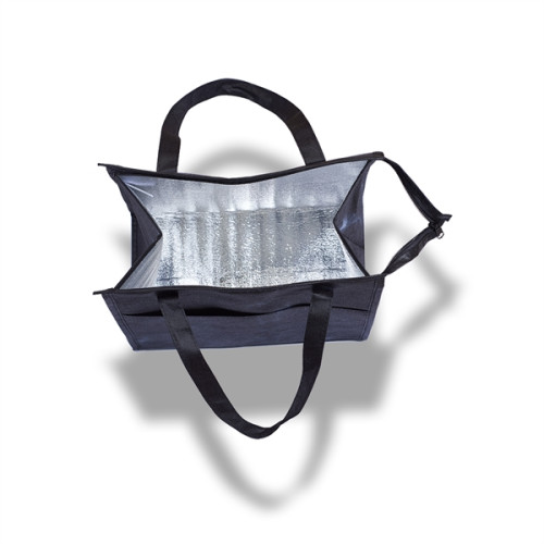 Marble Insulated Tote Bag with Pocket