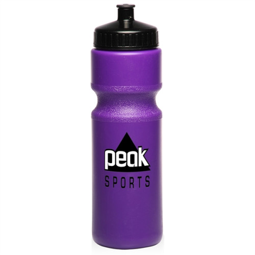 28 oz. Push Cap Plastic Water Bottle