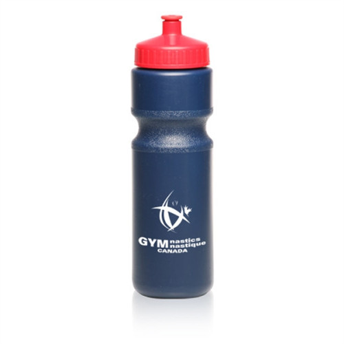 28 oz. Push Cap Plastic Water Bottle