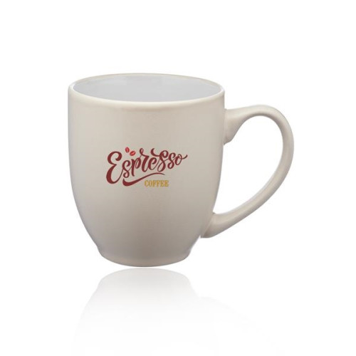16 oz. Carter Creme Bistro Ceramic Mug
