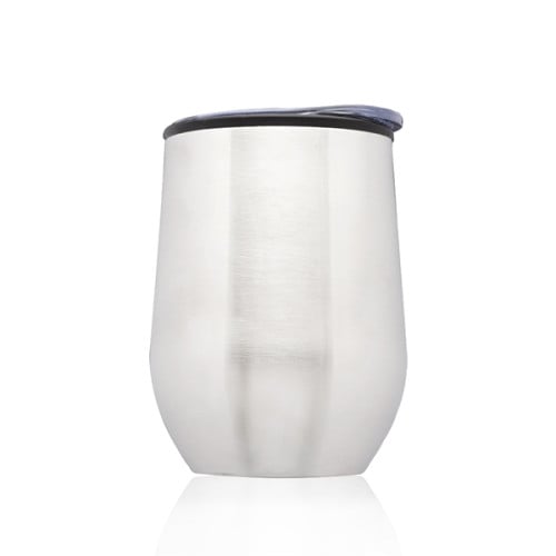 12 oz. Shelby Stemless Wine Glass with lid