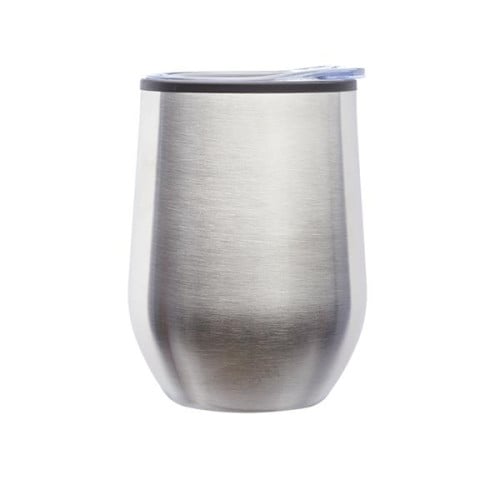 12 oz. Shelby Stemless Wine Glass with lid