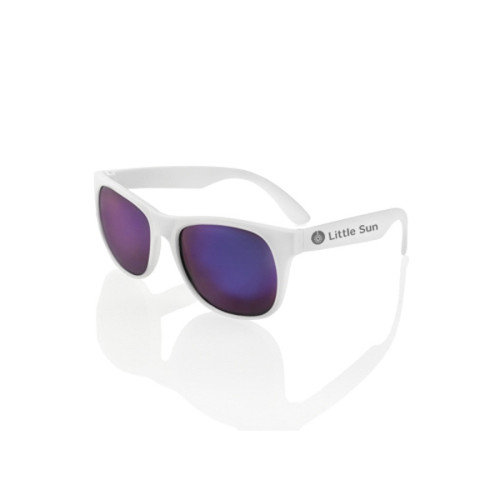 Color Lens Sunglasses with White Frames