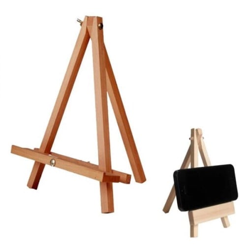 Wooden Easel Phone Holder