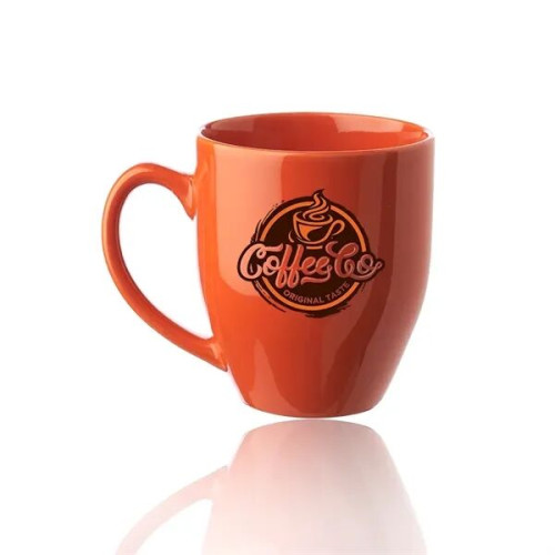 16 oz. Bistro Glossy Personalized Coffee Mugs