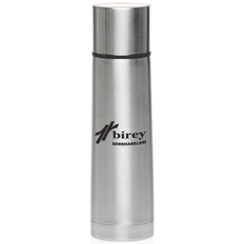 18 oz. Cylindrical Stainless Steel Vacuum Flask