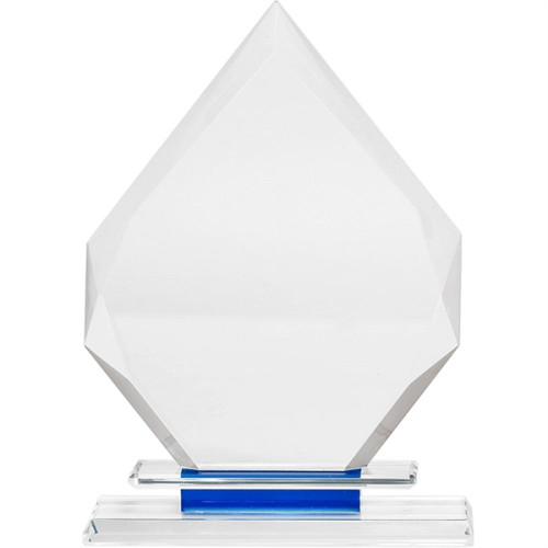 Blue Accent Crystal Recognition Awards