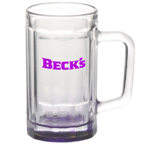 15 oz. Sports Fan Glass Beer Mugs
