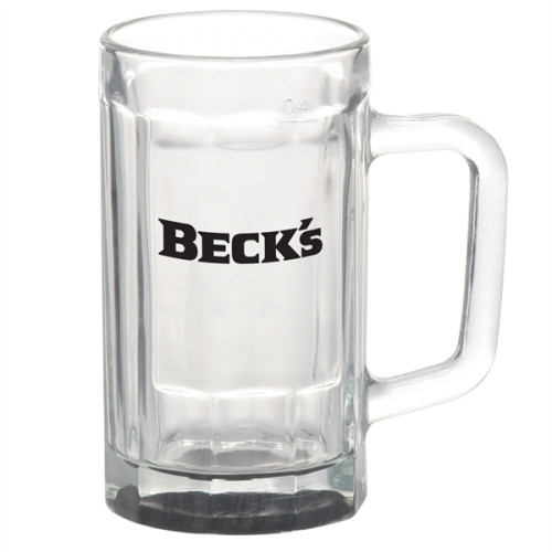 15 oz. Sports Fan Glass Beer Mugs