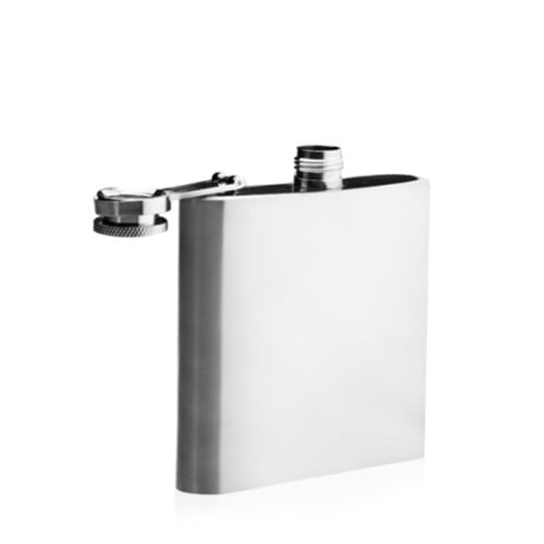 6 oz. Murano Stainless Steel Hip Flasks