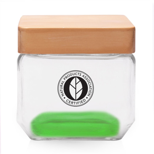 27 oz. Glass Candy Jars with Wooden Lid