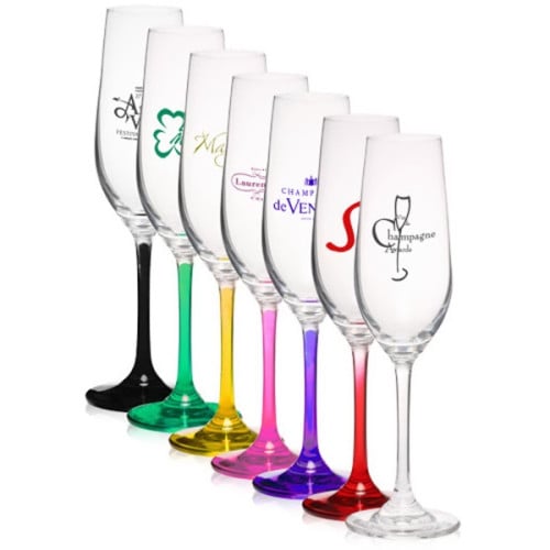 8 oz. Lead Free Crystal Champagne Glasses