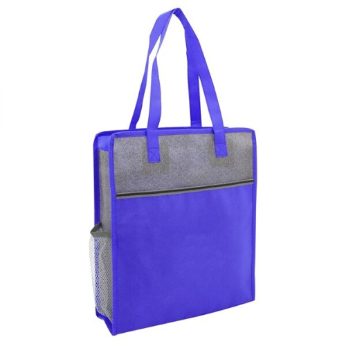 Color Basics Heathered Non-Woven Tote Bag