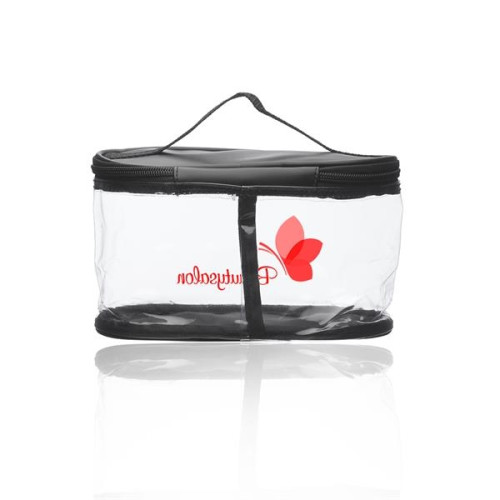 Clear PVC Cosmetic Travel Bag with Handle