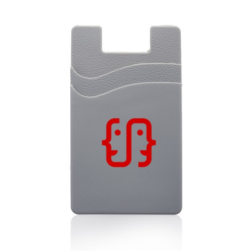 Montego Dual Pocket Silicone Phone Wallet