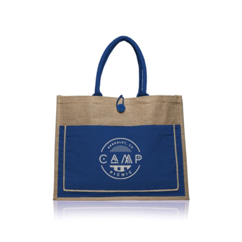 Cotton Pocket Jute Tote Bags